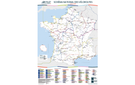 Les véloroutes de France